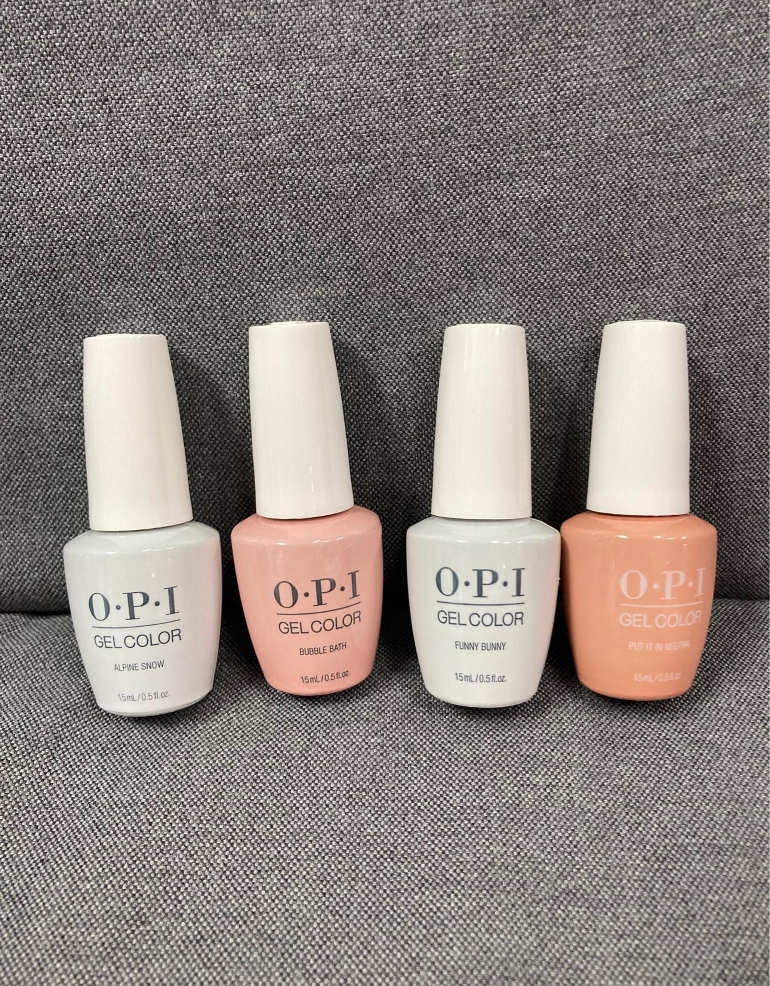 OPI Gel Nail Polish 4 Hottest Colors