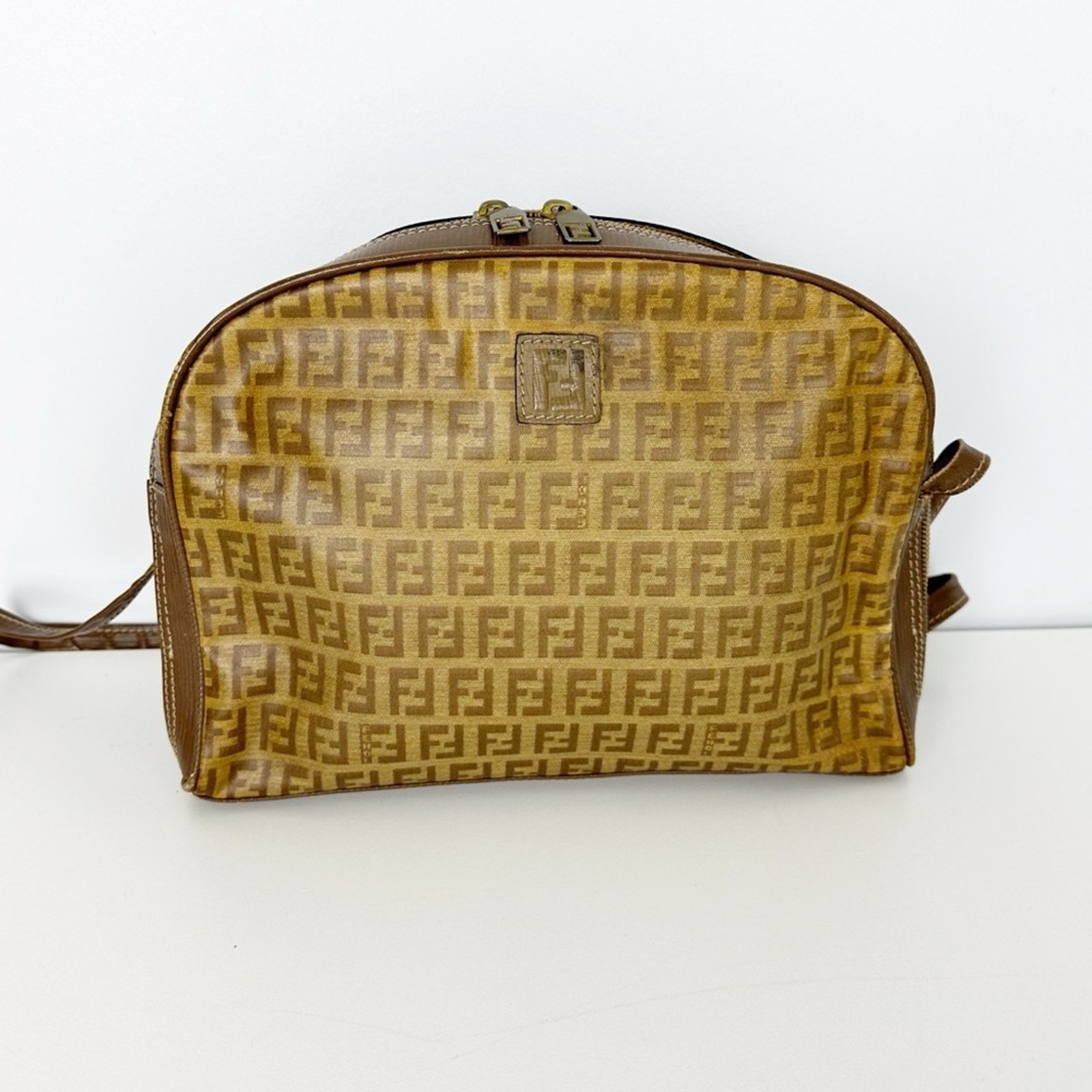 Fendi Vintage Logo Shoulder Bag Crossbody
