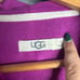 UGG Lucille Fleece Hoodie Dress Wild Violet Size XS