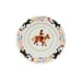 Vintage Anderton Pottery England 1970's Child's Bowl & Plate Set Cowgirl Nursery