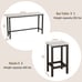 NEW 4-piece Rustic Wood Kitchen Dining Table Set with 3 Stools