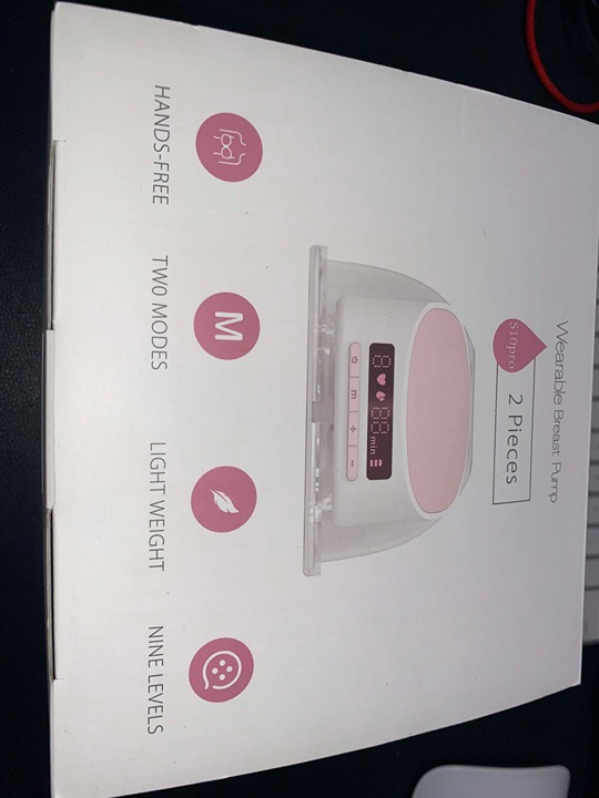 Wearable Breast Pump Hands Free, Pain Free Portable Electric Breastfeeding