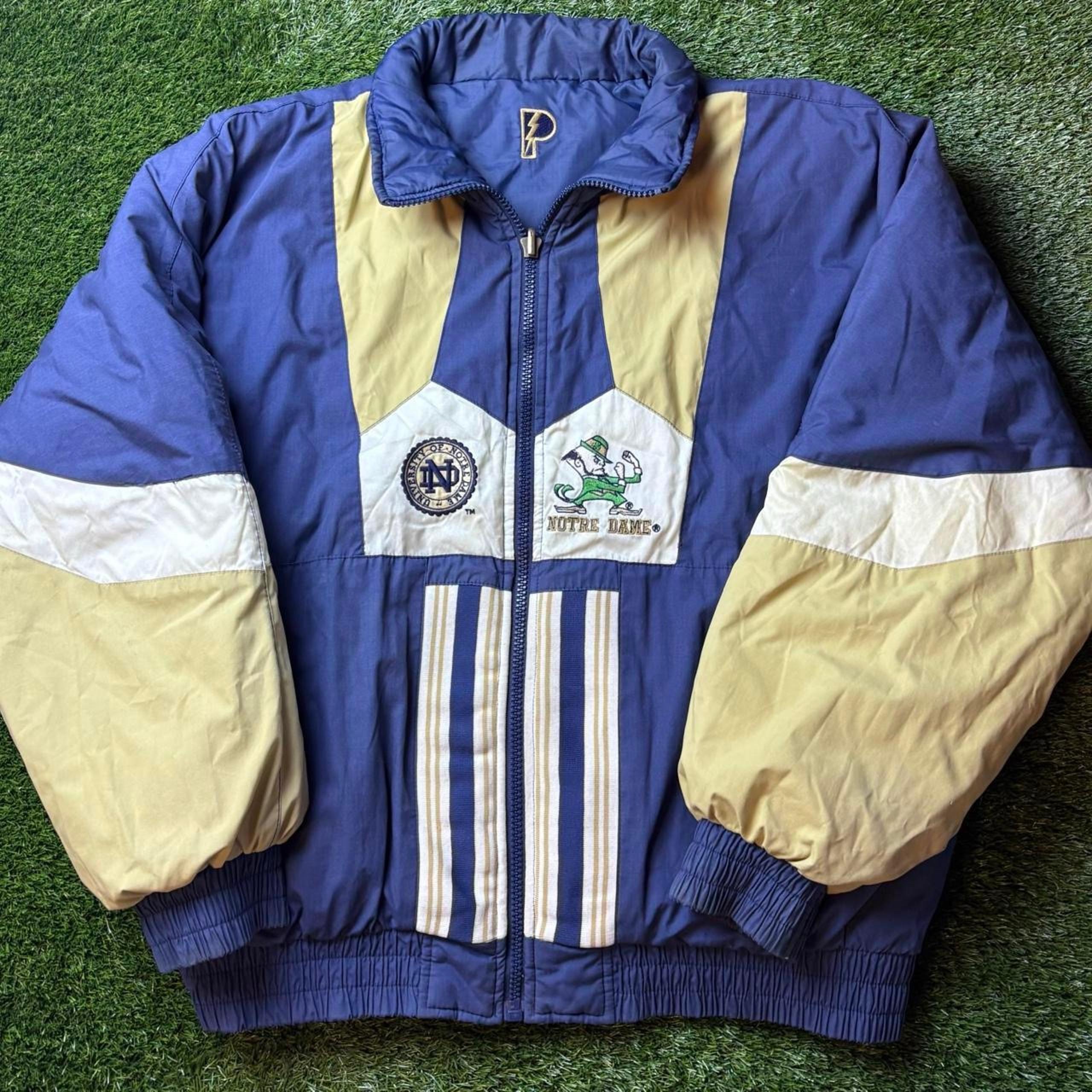 Vintage Notre Dame Reversible Pro Player Puffer Jacket Men’s XL