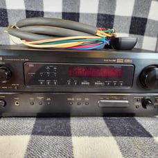 DENON AVR-1803 SURROUND SOUND RECEIVER - CLEANED - TESTED CABLES REMOTE BUNDLE