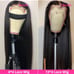 Lace front peruvian human hair