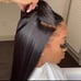 Lace front peruvian human hair