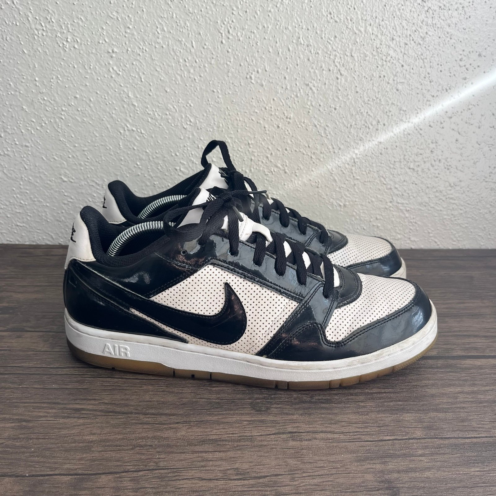 Nike Air Prestige 3 Premium Black White Shoes Sneakers Mens 12 451685-001 Dunk