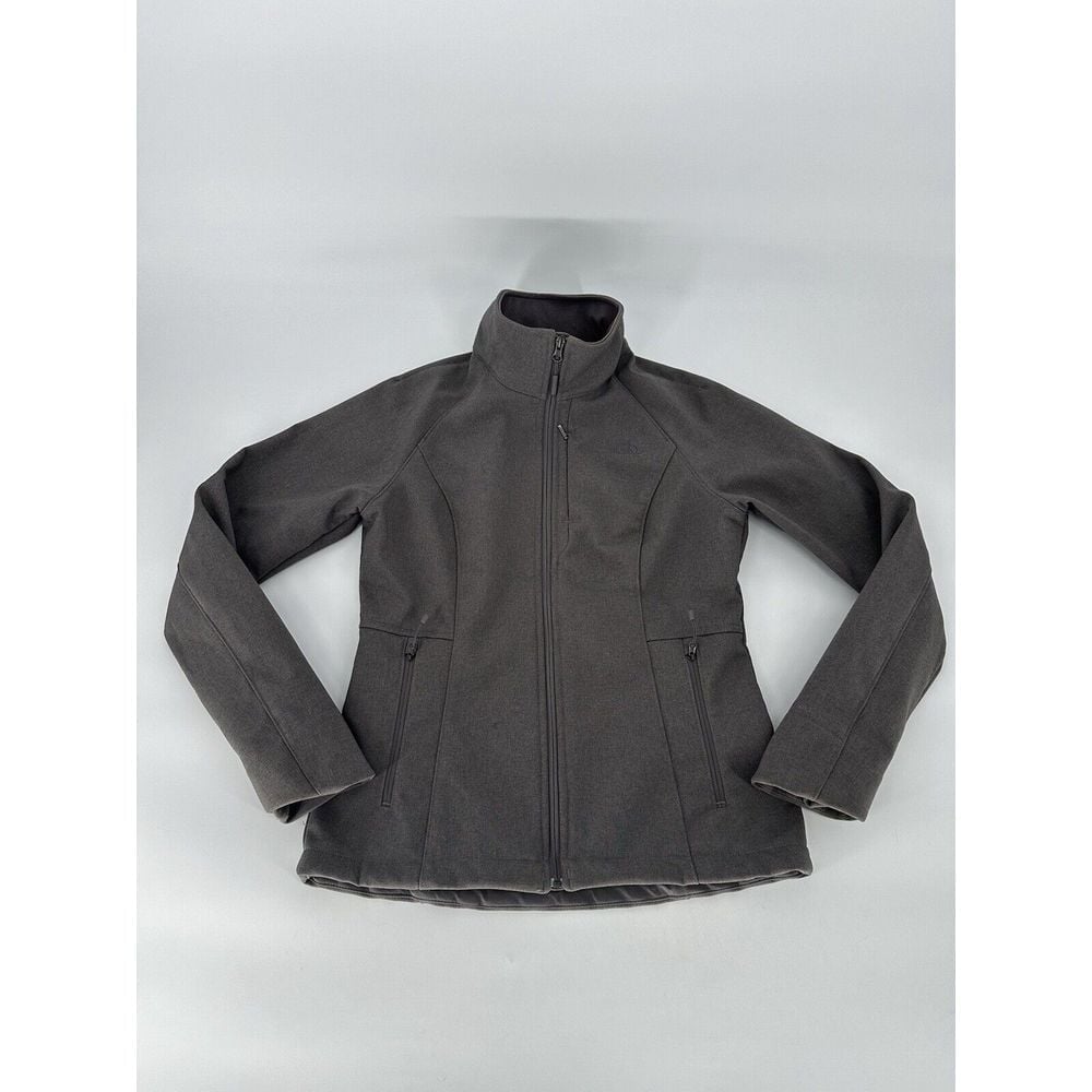The North Face Women's Jacket Softshell Windwall Full Zip Gray Size Small