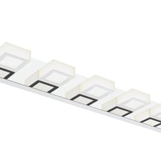 Ralbay Modern Chrome Bathroom Vanity Light 5 Lights Chrome Base Fixture New