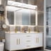 Ralbay Modern Chrome Bathroom Vanity Light 5 Lights Chrome Base Fixture New