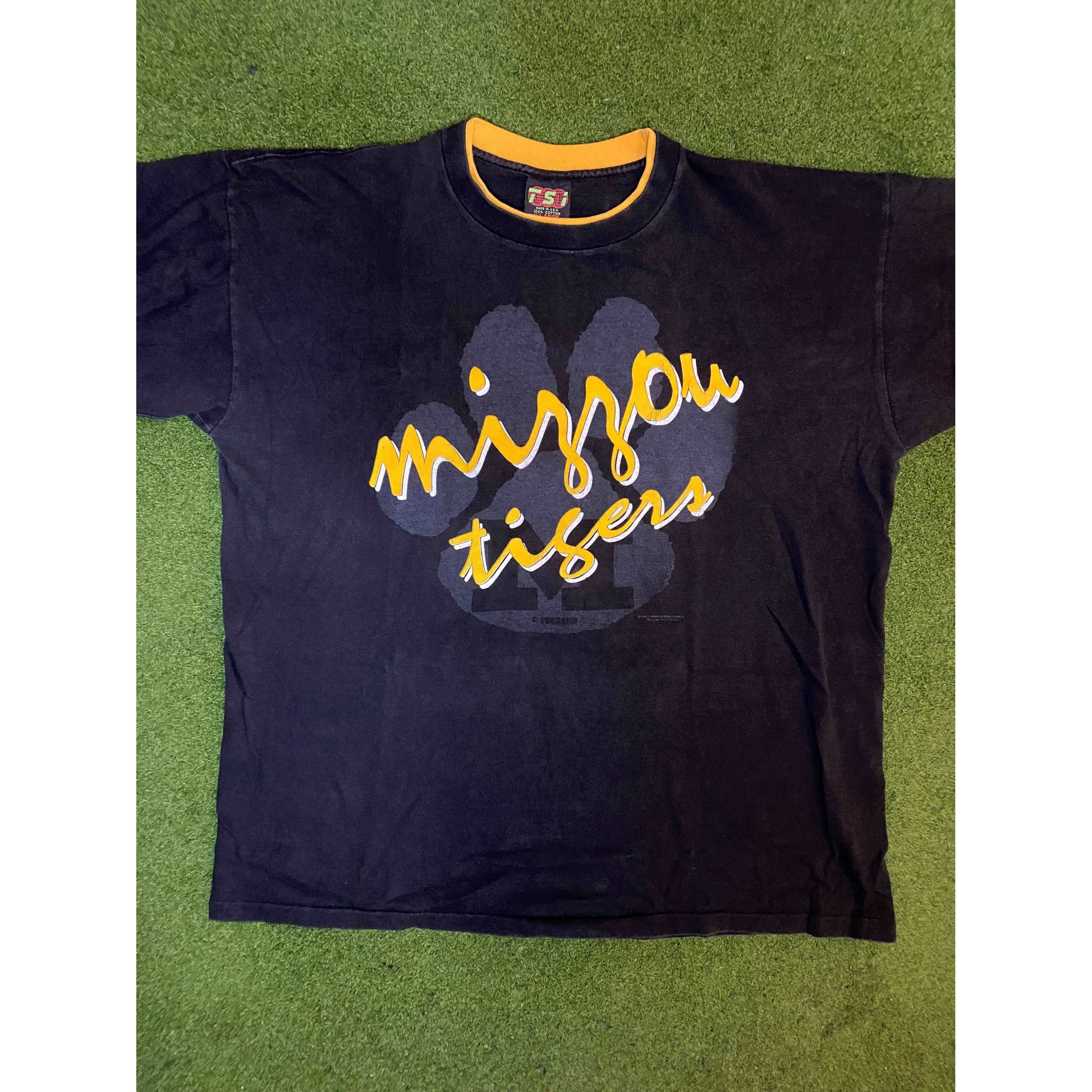 1991 Missouri Tigers - Vintage College T-Shirt (XL)