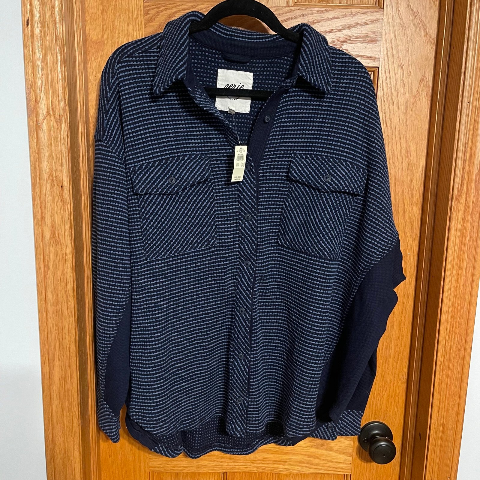 aerie lumberjane waffle shirt