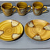 Sango Splash Stoneware 8pc Dinnerware Set Cups Plates Discontinued 4951