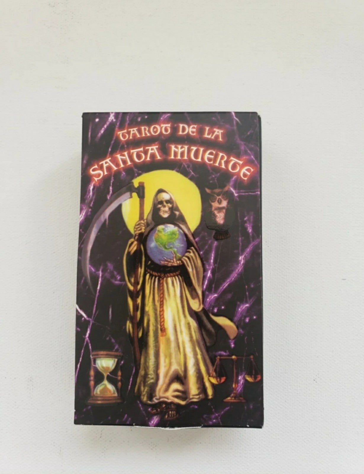 Tarot de la Santa Muerte (Spanish Edition) + Libro Manual Free Shipping