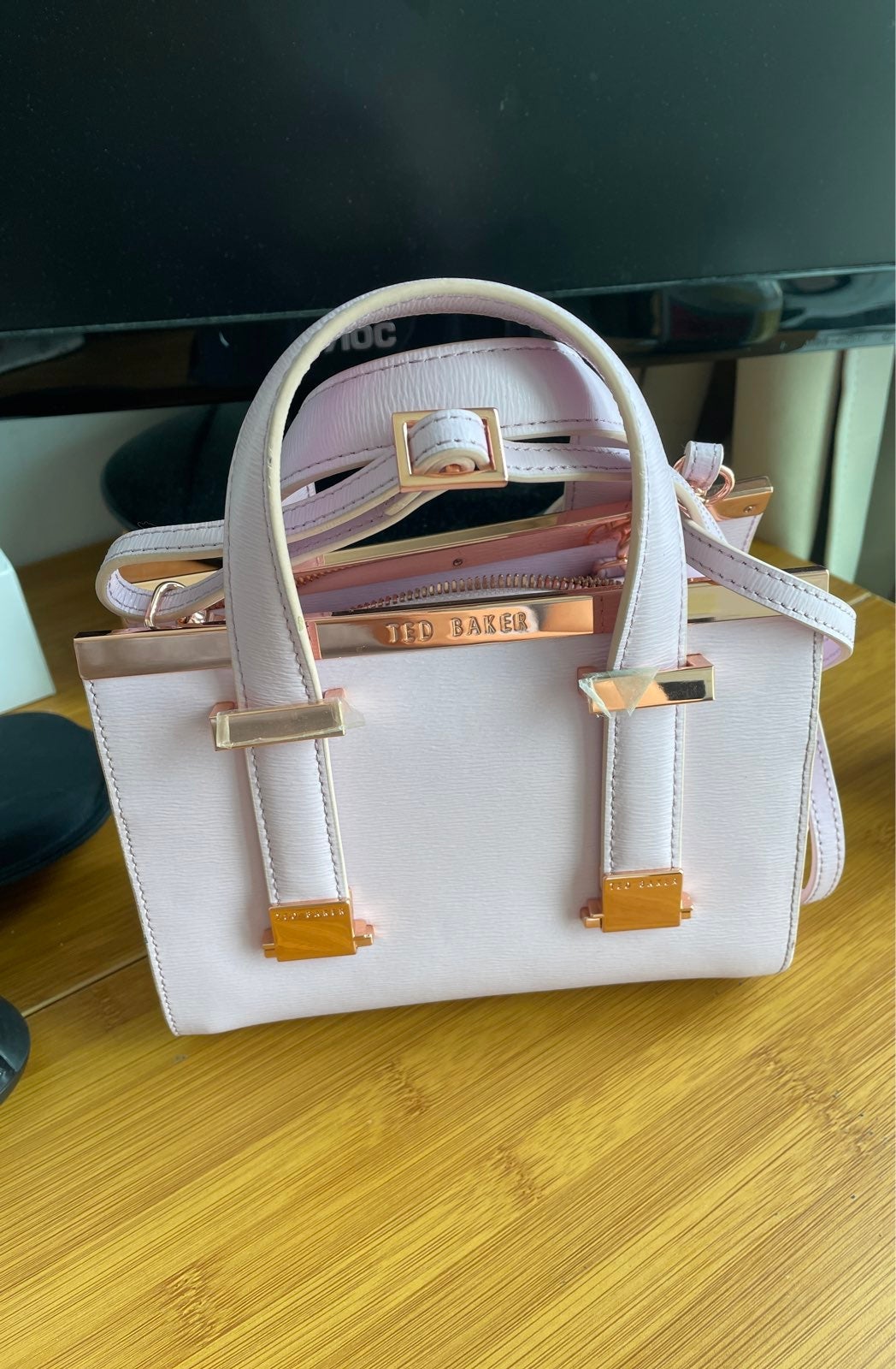 Ted Baker pink small handbag perfect for gift
