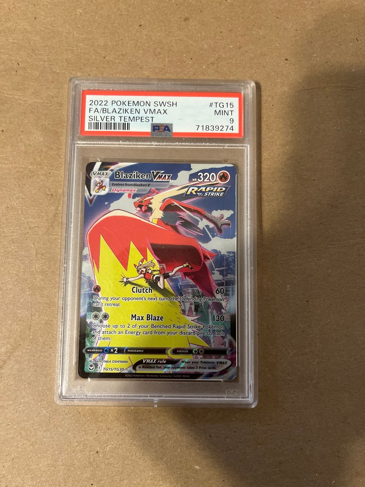 PSA FA/BLAZIKEN VMAX