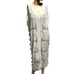 Forgotten Grace Ivory Crochet Lace Open Knit Mesh Coverup Midi Dress Size L