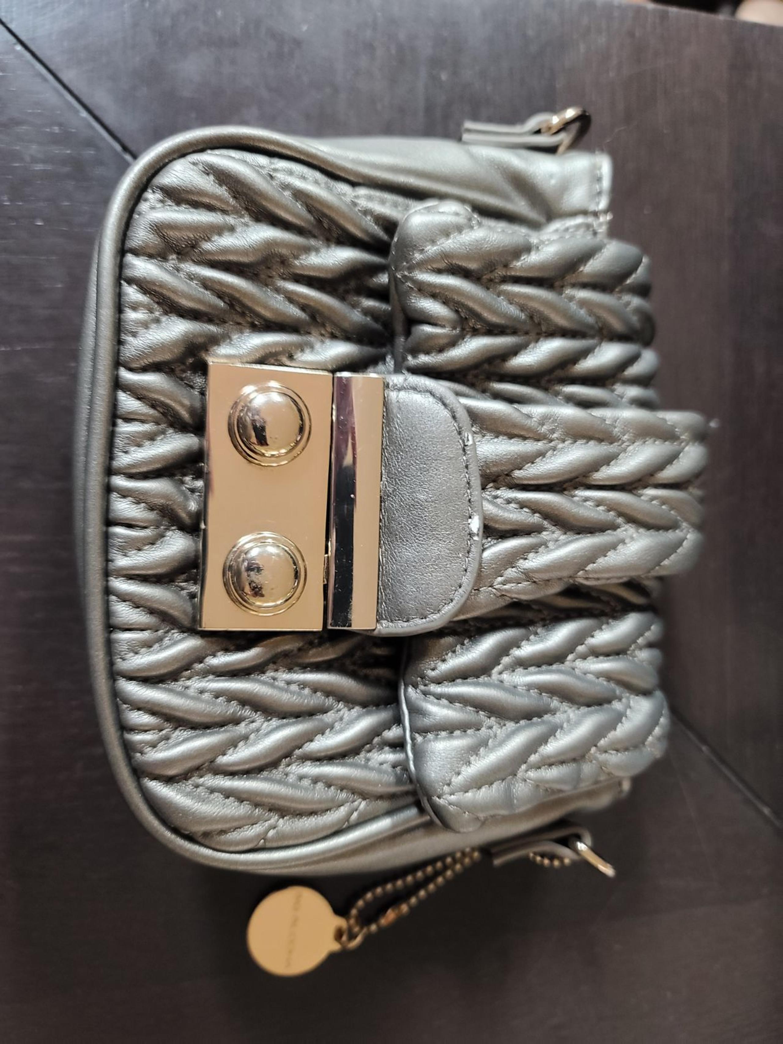Big Buddha pewter clutch