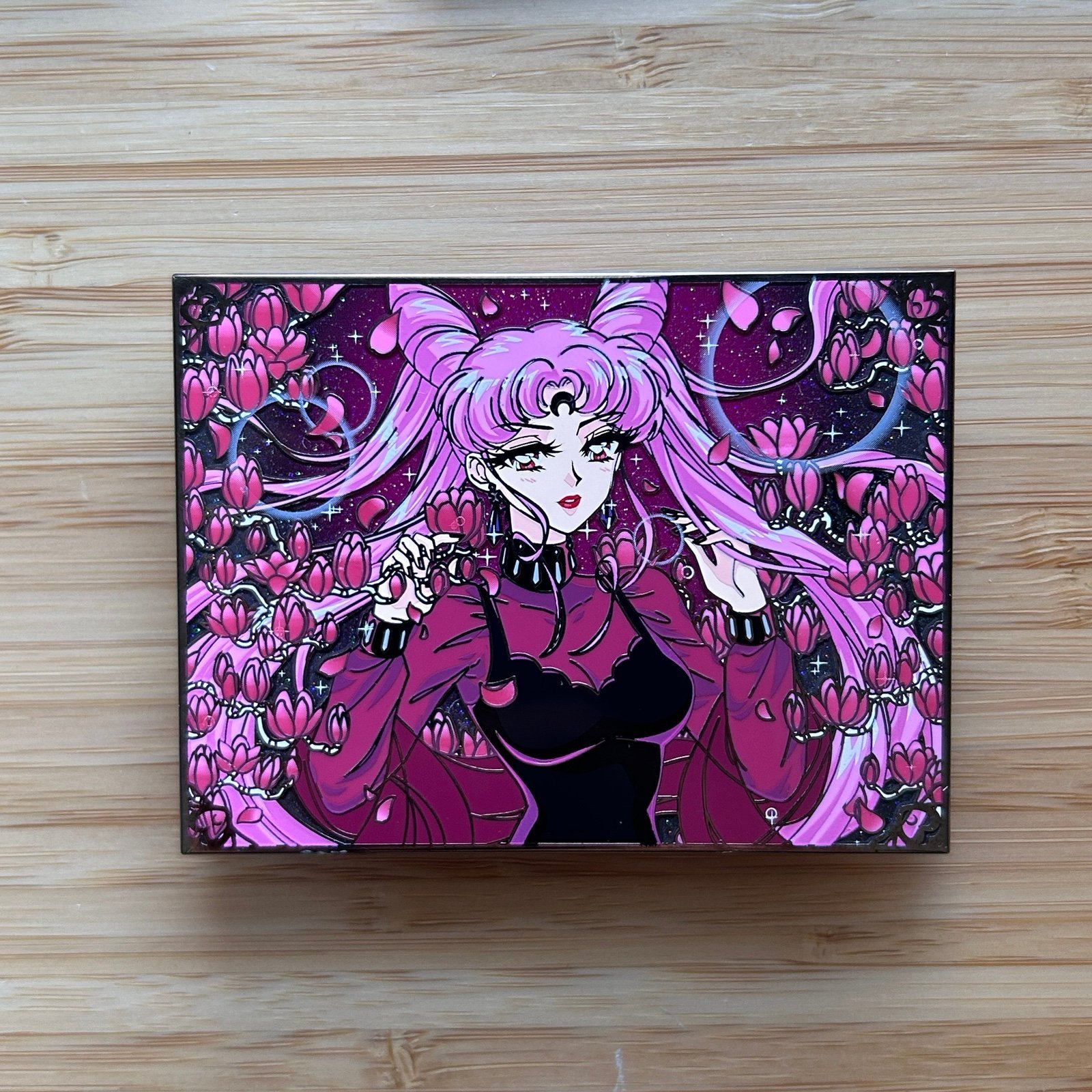 Crystalstarpinz Wicked Lady BN Pink Goth Variant Gloomy/Gloomychu Enamel Pin