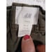 H&M LOGG Khaki Green Cargo Pants Mens Sz 36 Wrinkle 100% Cotton Gorpcore Balloon
