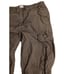 H&M LOGG Khaki Green Cargo Pants Mens Sz 36 Wrinkle 100% Cotton Gorpcore Balloon