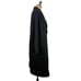 EVERLANE The Drape Trench Coat M Black Cloth Long Double Breasted Classy B36
