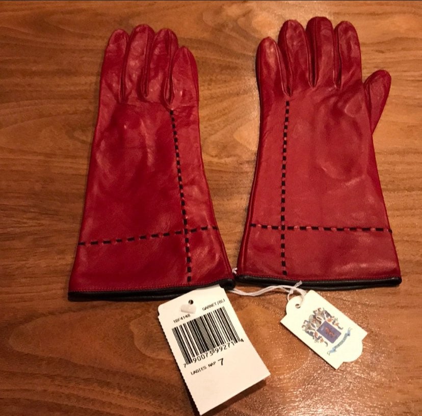 NWT Portolano Leather Gloves