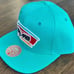 San Antontio SA Spurs Hat Mitchell & Ness OG SnapBack OSFA Teal NBA NEW