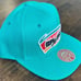 San Antontio SA Spurs Hat Mitchell & Ness OG SnapBack OSFA Teal NBA NEW