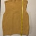 Zara Women’s Plush Ribbed Knit Sweater Vest size M Mustard Yellow