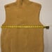 Zara Women’s Plush Ribbed Knit Sweater Vest size M Mustard Yellow