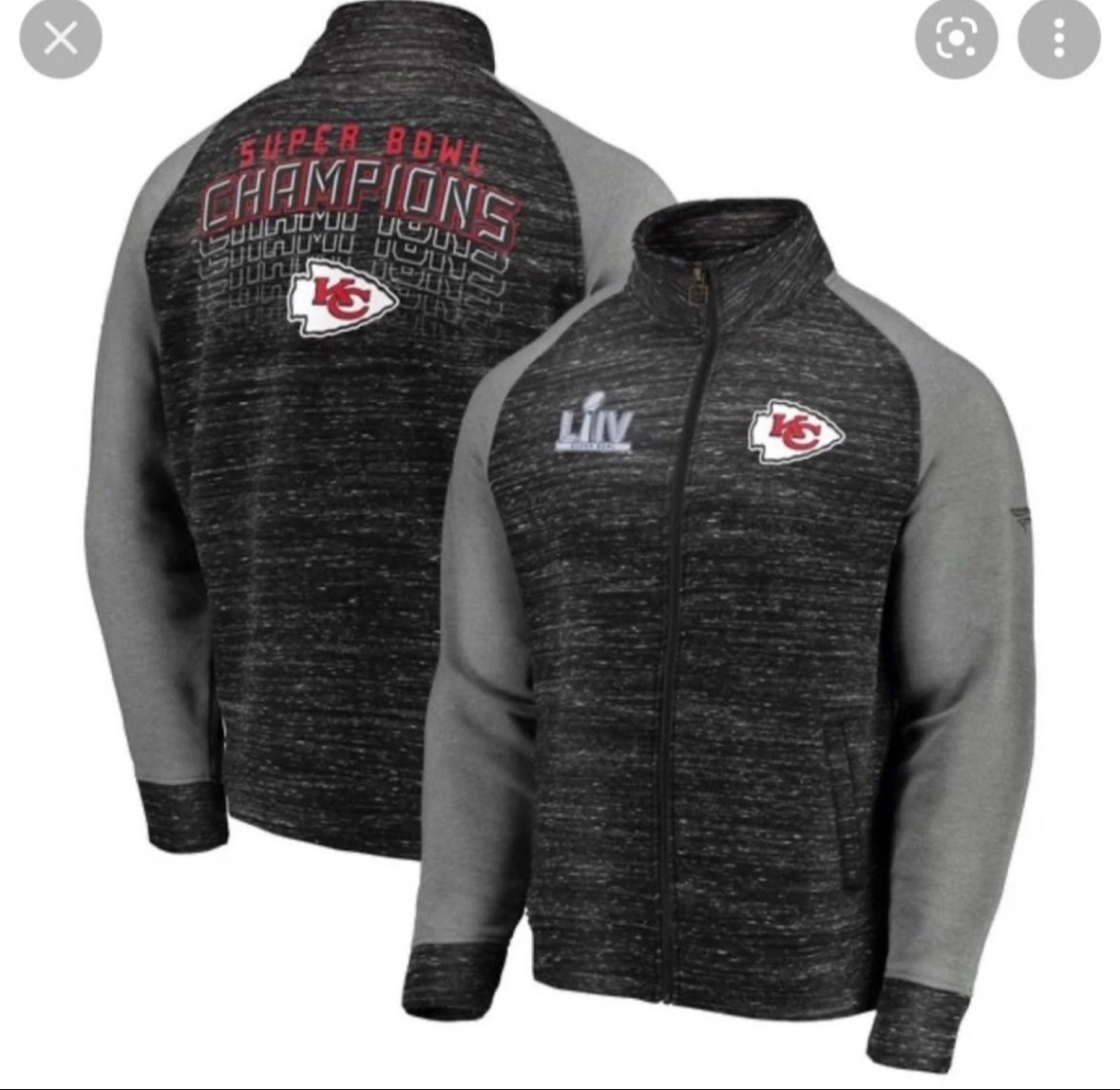 NWOT Kansas City Chiefs NFL Pro Line Super Bowl LIV Champions Jacket
