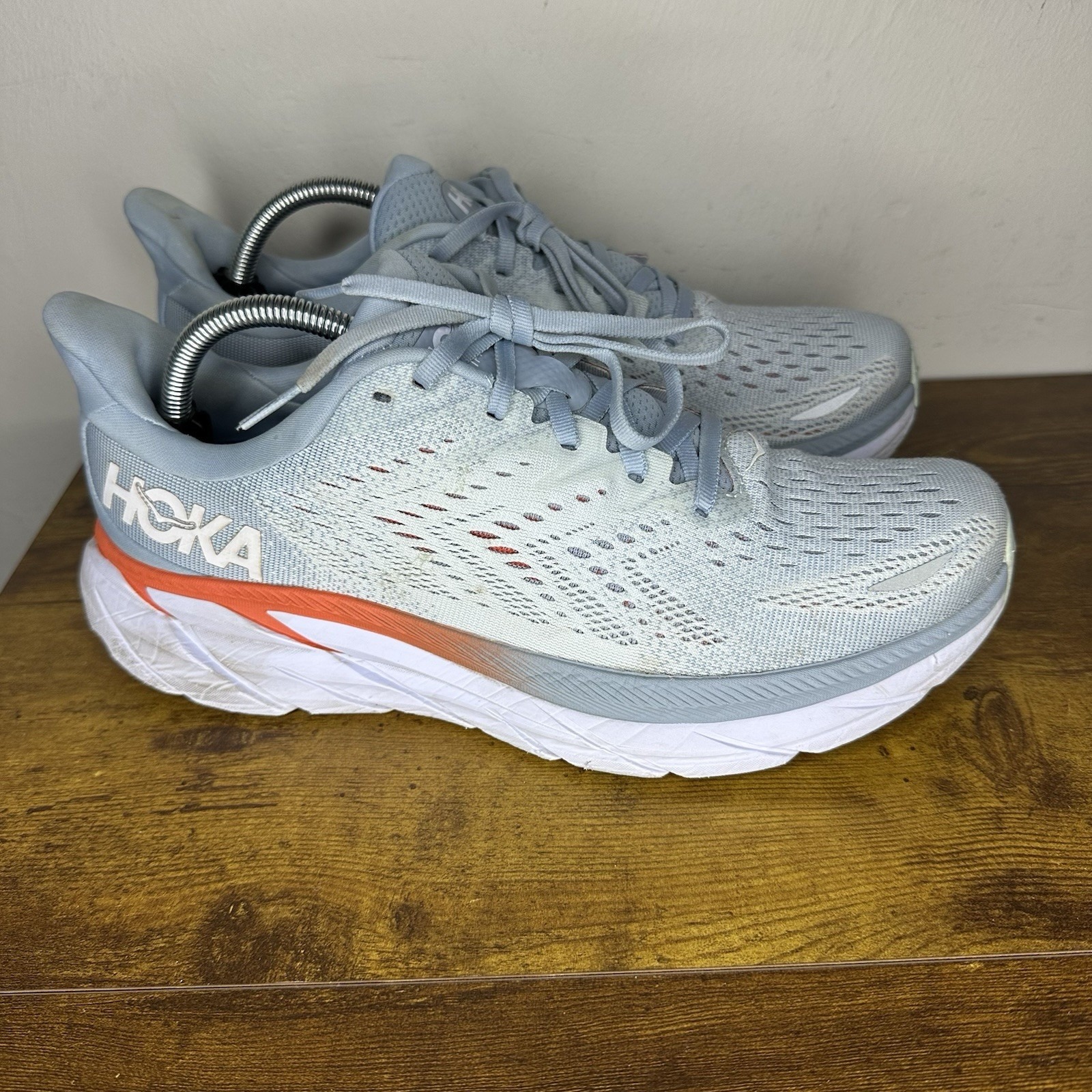 Hoka One One Clifton 8 Women's Size 11 B Running Shoes Blue
