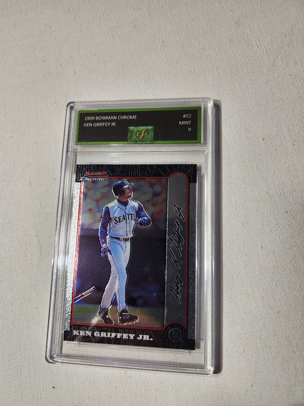 1999 KEN GRIFFEY JR BOWMAN CHROME #52 EJE MINT 9 MARINERS