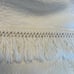 Bates Classic VTG Fringed Matelassé Cotton Bedspread Queen Sz White Made in USA