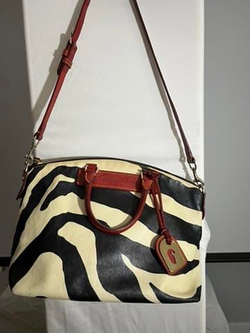 Dooney & Bourke Zebra Print Handbag - Stylish and Functional