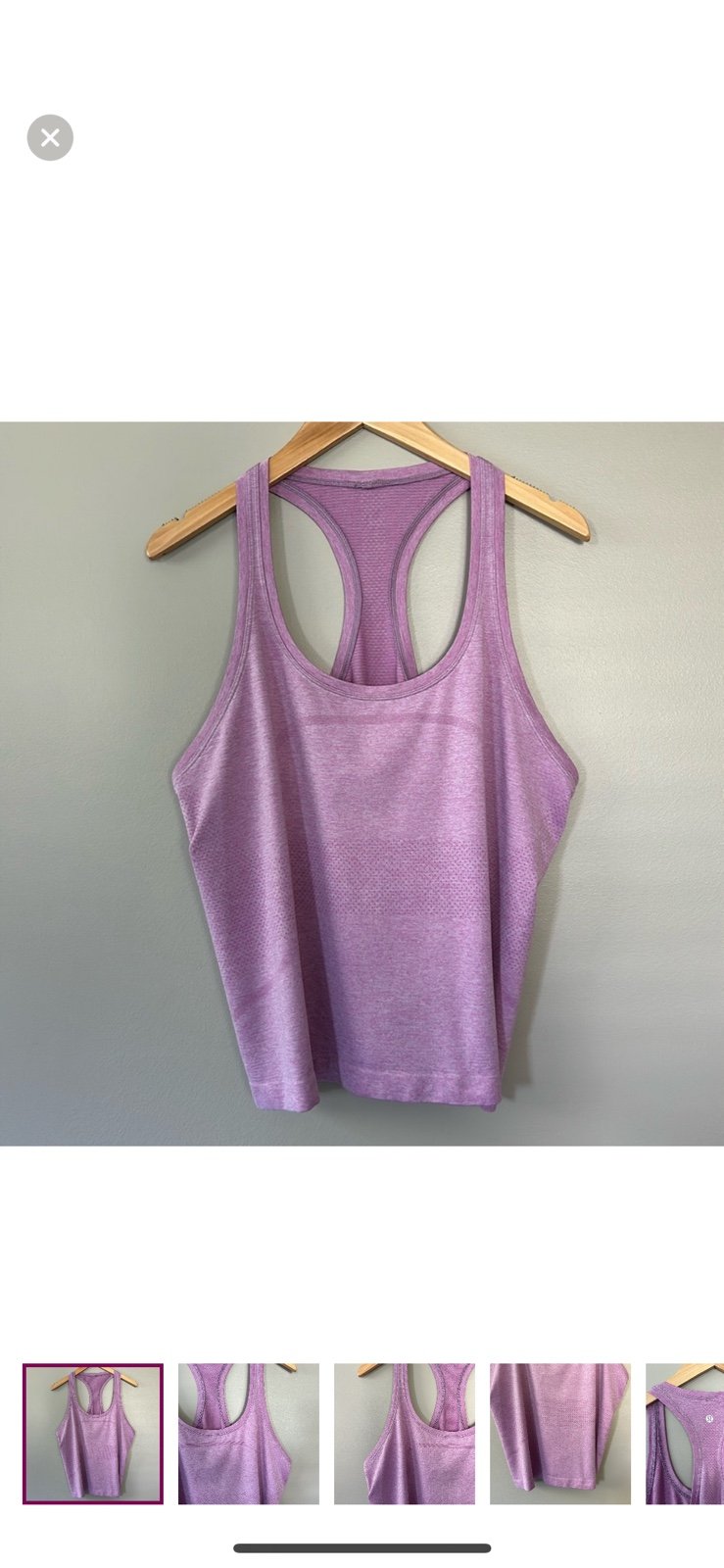 Lululemon Swiftly Tech Racerback 2.0 * Race Length Sz 14