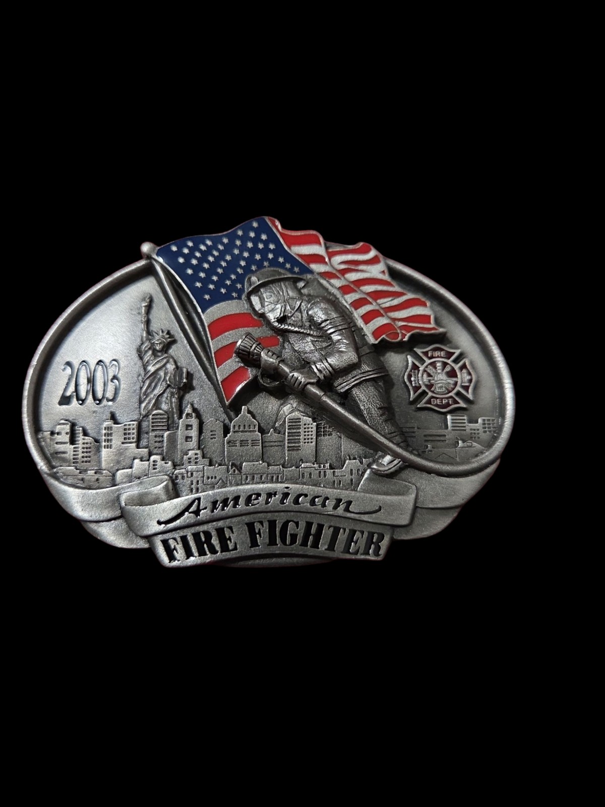 American Firefighter Belt Buckle