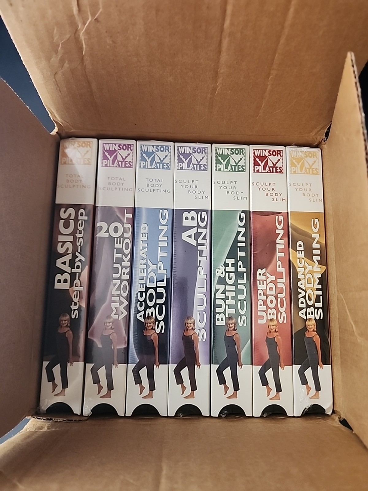 Stott Pilates VHS Lot Of 7 NEW SEALED Videos - Yoga Levels 2