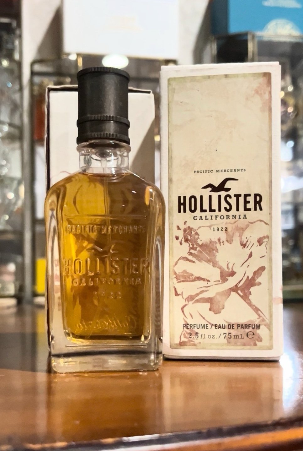 Vintage HOLLISTER CALIFORNIA 1922 EAU DE PARFUM 2.5 fl.oz Large Bottle (NIB)