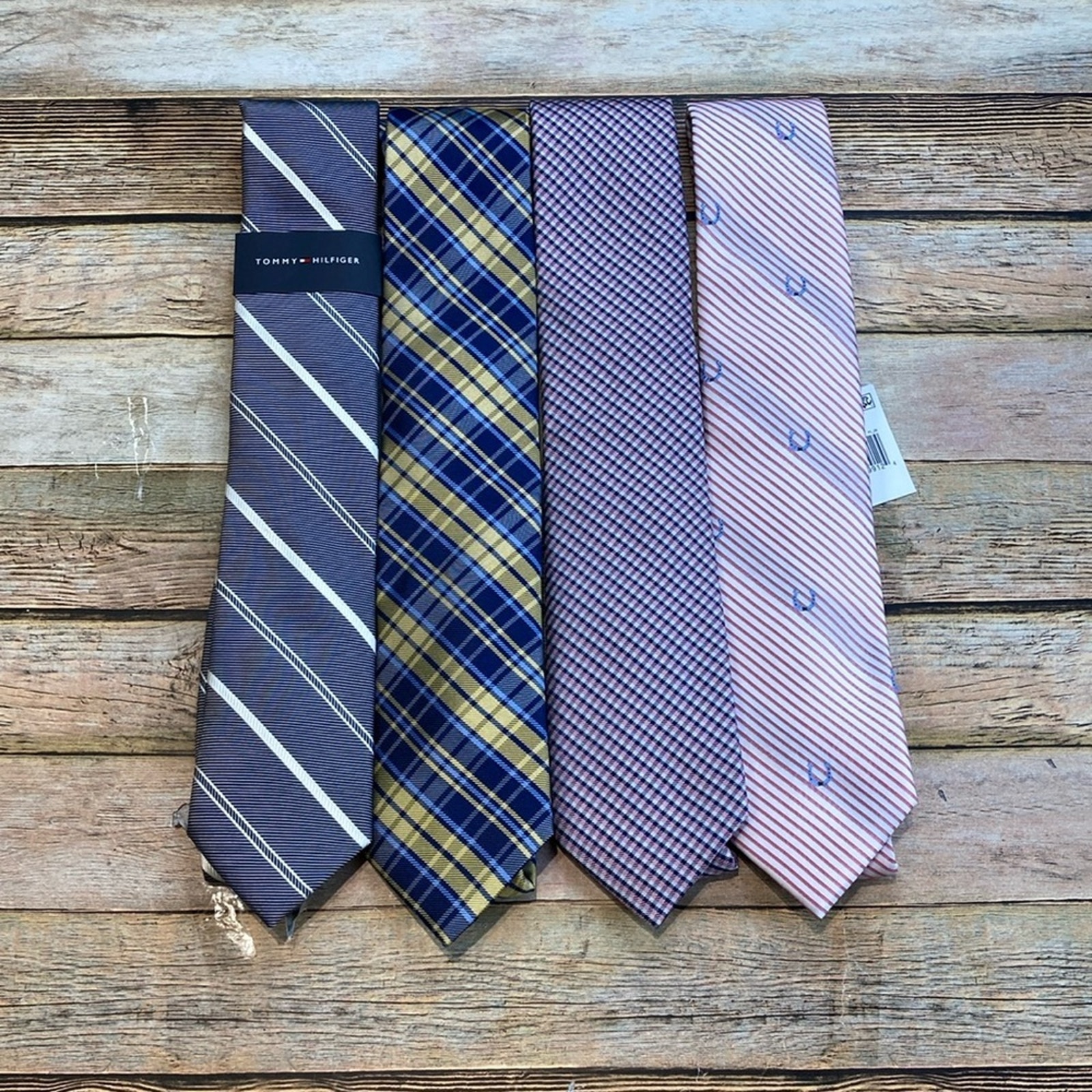Tommy Hilfiger 4 Silk Blend Tie Bundle NWT
