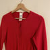 Wolford Wool Cardigan Sweater Knit Button Up Virgin Merino Cherry Red Small