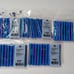 MARIANNA LONG BLUE 1/4 ~ Straight Perm Rods 5 PACKS (60 Ct )