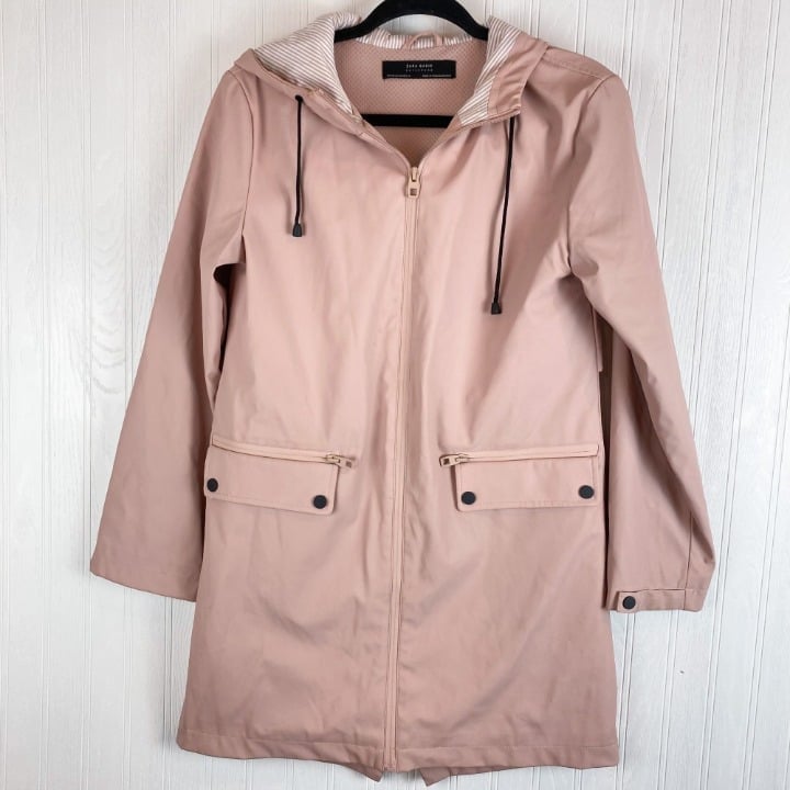 ZARA BASIC BLUSH/MAUVE JACKET SIZE XS