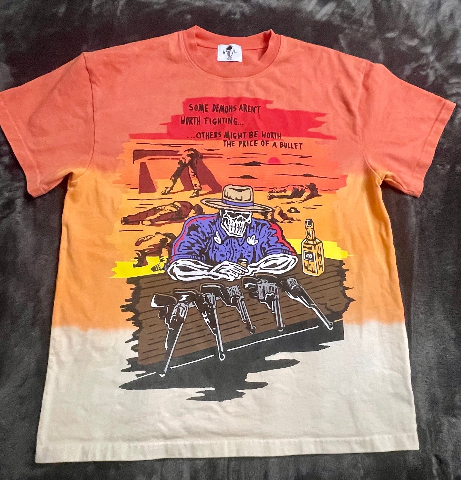 Warren Lotus 5 guns tie dye shirt