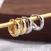 14K Yellow Gold Wide Bottom Huggie Hoop Earrings, NWT