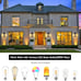 Outdoor Wall Light Fixtures, Exterior Waterproof Lanterns, 2-Pack