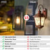 Outdoor Wall Light Fixtures, Exterior Waterproof Lanterns, 2-Pack