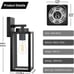 Outdoor Wall Light Fixtures, Exterior Waterproof Lanterns, 2-Pack