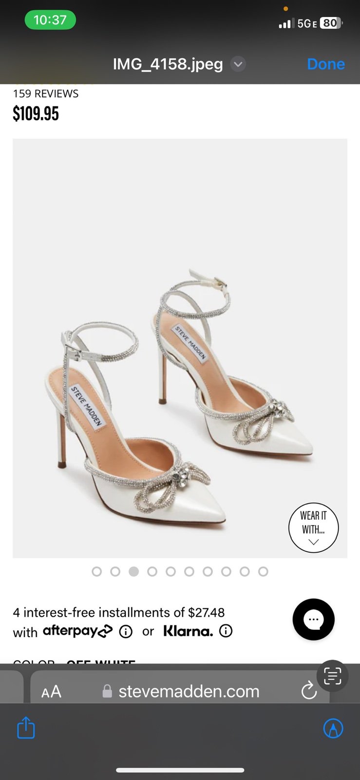 Steve Madden wedding shoes